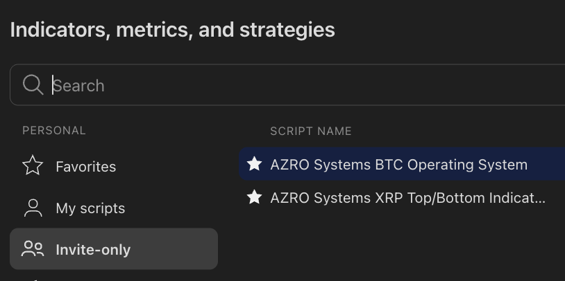 AzroSystems's tweet photo. The AZRO BTC Operating System is now live: a Bitcoin-first TradingView operating system built for optimized weekly BTC decisions. One clear weekly BTC action: buy, sell, or hold. One suggested amount, optional Trim logic, and Proof on Chart against a matched auto-buy baseline.

Protect your time and energy.

Fewer bad decisions. Less stress. Stronger long-term Bitcoin reserves.

The goal is not more trades. The goal is more Bitcoin.

Capture major cycle moves. Buy better. Exit better. Keep Bitcoin at the center and finish the cycle with more long-term Bitcoin.

Start with the free no-card trial. Review the proof.

Educational only. NFA.