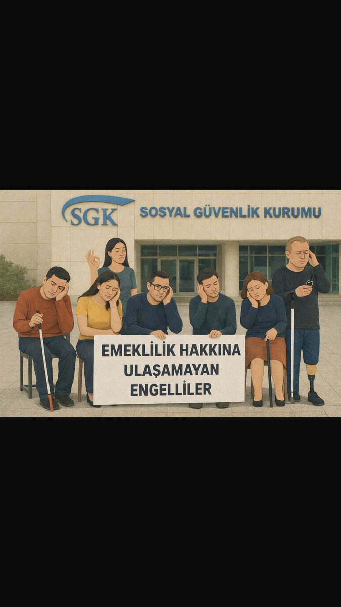 FATMA2402334351's tweet photo. Adalet istiyoruz. Engelli emekliliği hakkımız gecikmeden verilmelidir. #KAYvFB #EHATDER #SGKSOSYALMEDYA #KASAPOGLU #AYMBASKANLIGI #suçumuzneki
#sallandık https://t.co/hmmx2Y7IzW