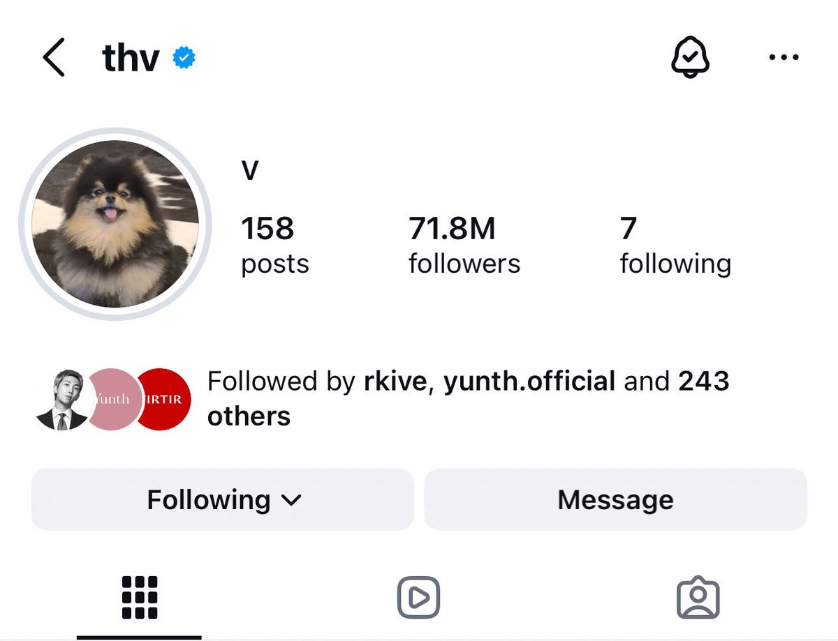 BTSAnswerBr's tweet photo. #IG • Taehyung alterou sua foto de perfil do Instagram

Fofo 🥺💗 https://t.co/INfEOsTM53