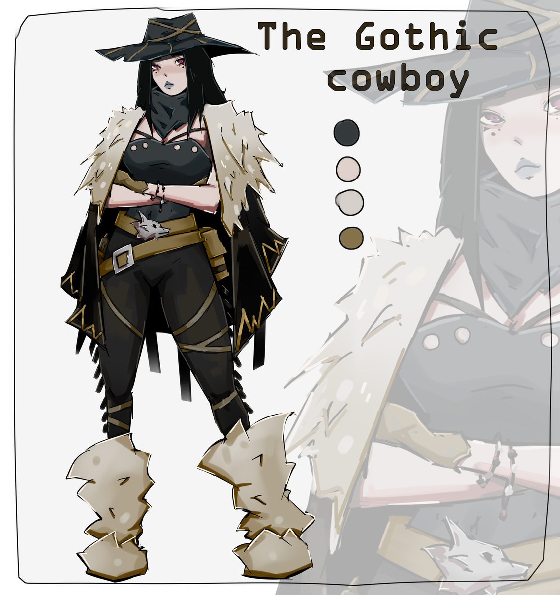 matso777's tweet image. The Gothic cowboy
#cowboy #cowboygirl #sketches