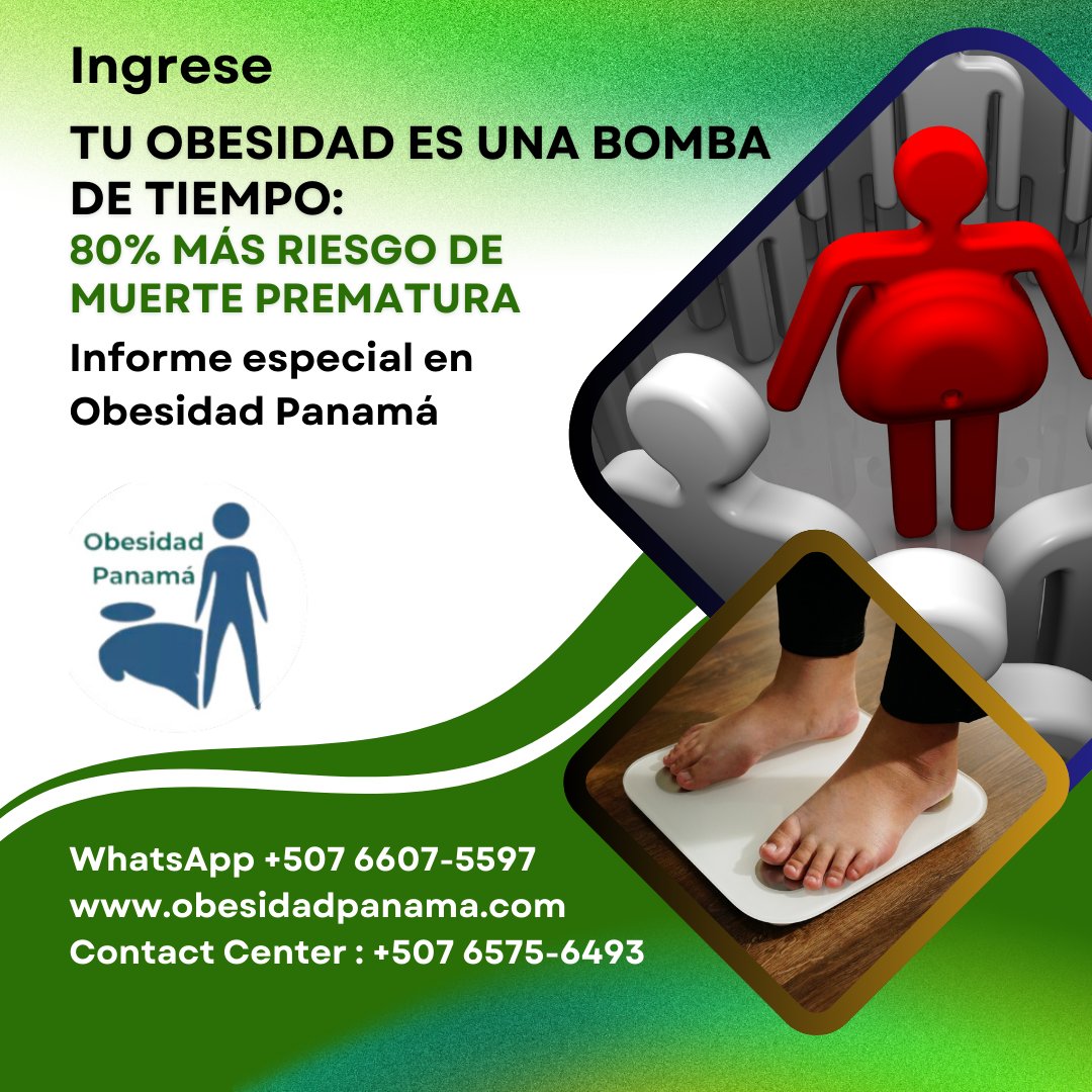 📞 Contáctanos ahora:
WhatsApp: +507 6607-5597
Conoce nuestros programas especializados ingresando aquí obesidadpanama.com/programas-obes…
#ObesidadEsEnfermedad #SaludMetabólica #PérdidaDePesoSaludable
