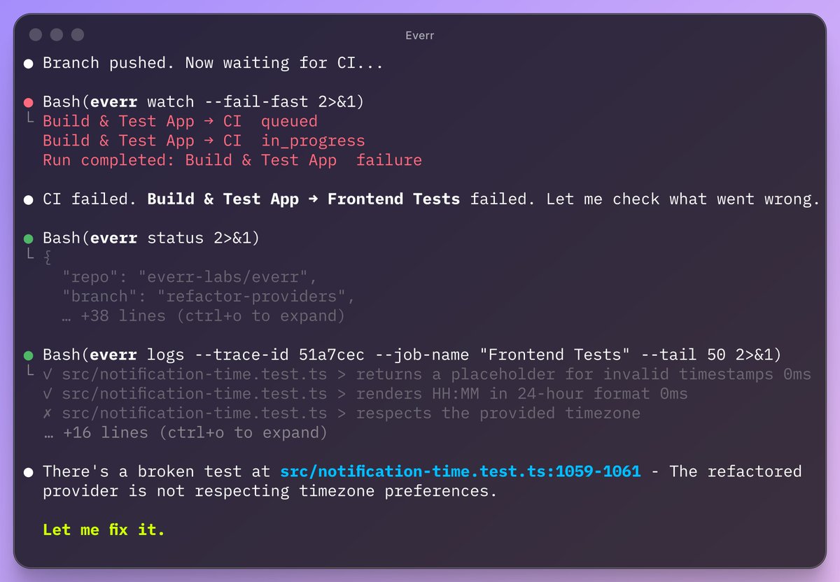 Everr Labs tweet media