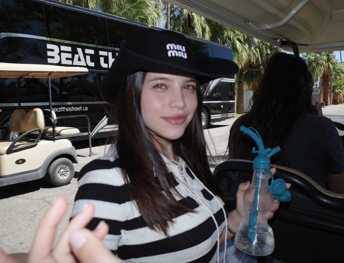 Emilia en los ensayos de #Coachella
