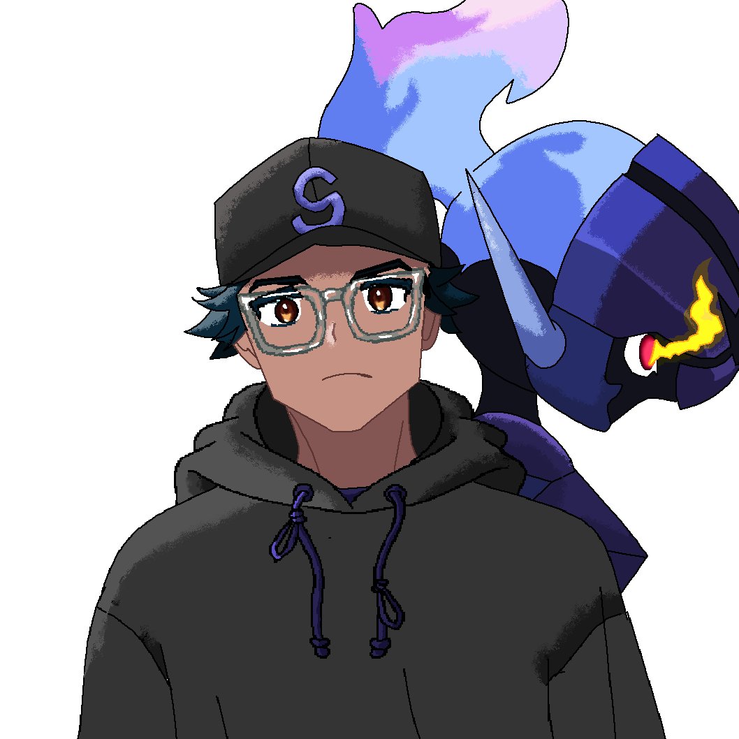 drew something for my friend.. rendering and lighting is confusing af, rawdogging aint gonna cut it, gotta dive in the sea of yt tutorials.
#Pokémon #Ceruledge #artㅤㅤㅤㅤ 
#pixelart