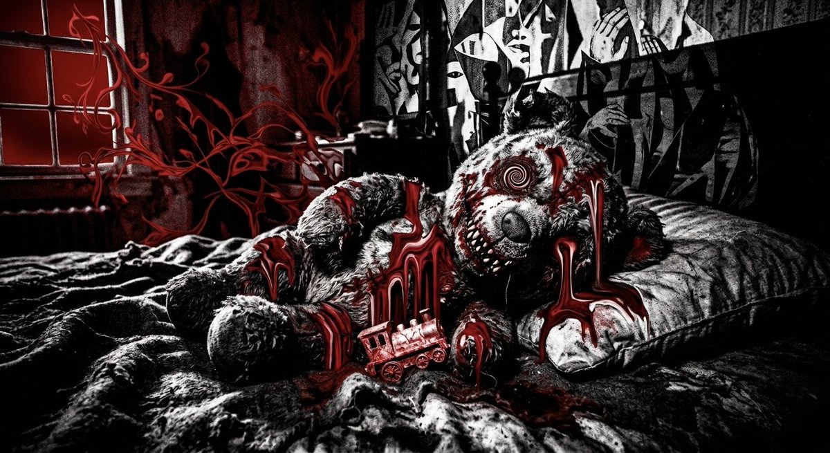 Changedhandle1's tweet image. O once upon a time
F far away in lands unknown
F freaky teddy slept

(off)
#AcrosticChallenge 
@AcrosticPrompt

(teddy)
#haikuhorrorprompt 
@haikuprompt 
#haiku 

That 👊

Image generated with 
Google Gemini