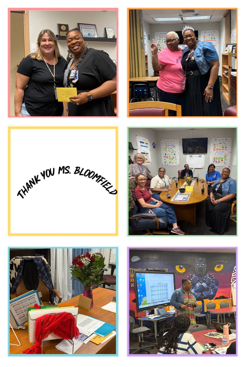 PinewoodL's tweet photo. Thankful to have Ms. Bloomfield as our AP! The Pinewood team showed her great love and appreciation throughout the week to celebrate her contribution to our school community. @BCPSSantana @BCPS_DeputySupt @BCPSNorthRegion https://t.co/t07MR7t2O1