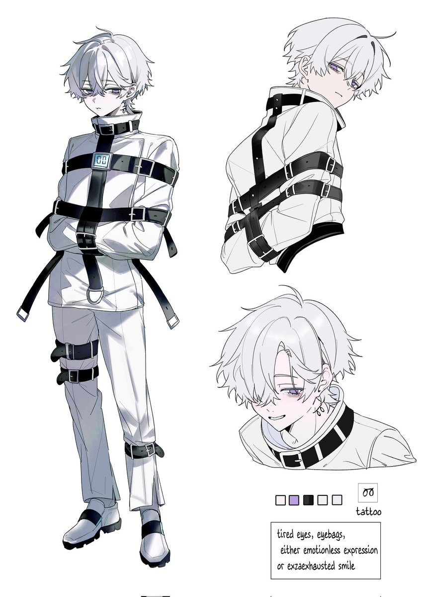 Oc ... reference sheet 
Past design✨🩶