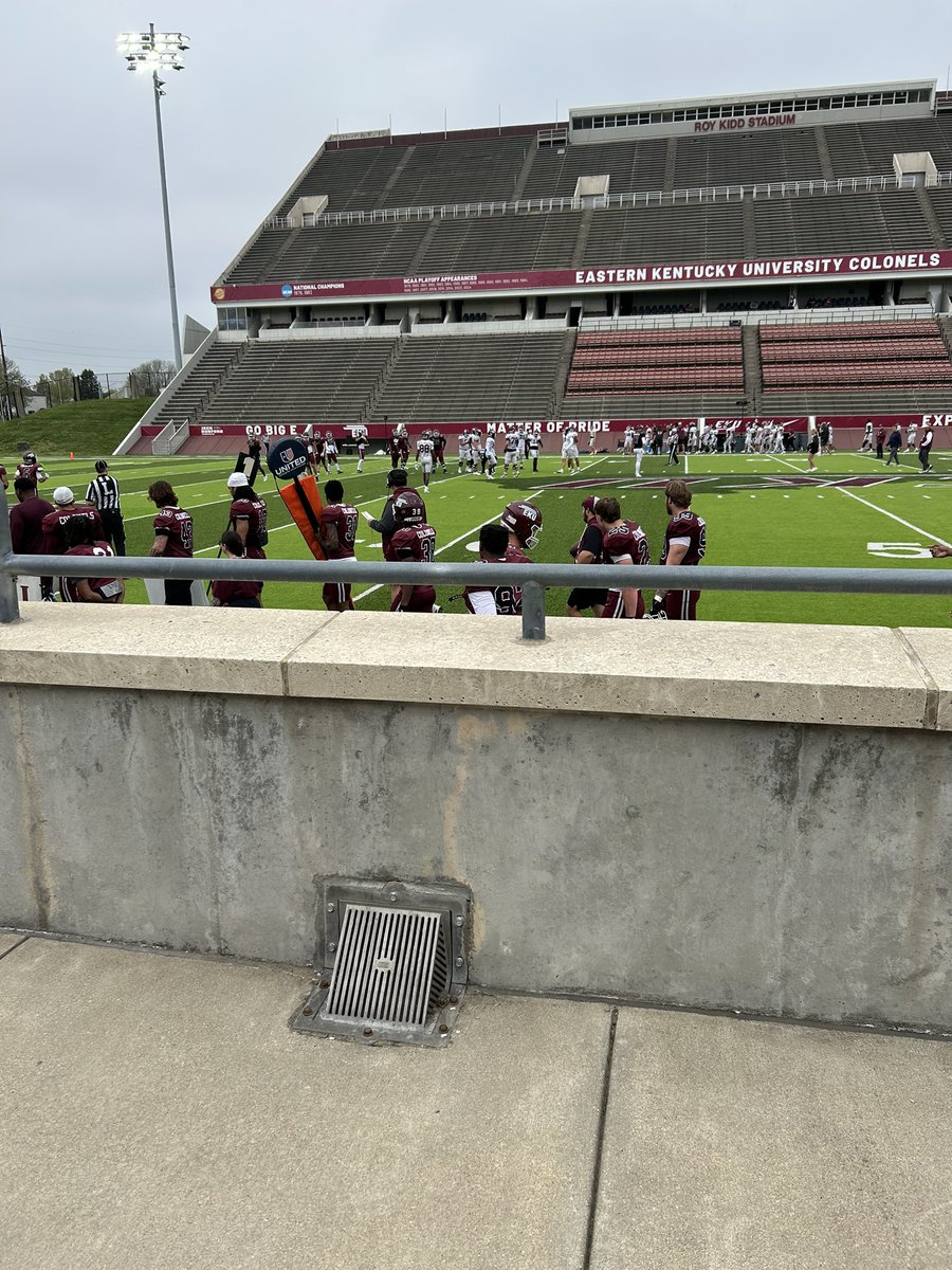 noahpprice's tweet photo. thank you @EKUFootball for the hospitality at junior day ! 
look forward to being back on campus.

@Cox83Caleb @CoachWatson9 @CoachDerekDay @jaxegan_eku https://t.co/IQpMAU2fc1