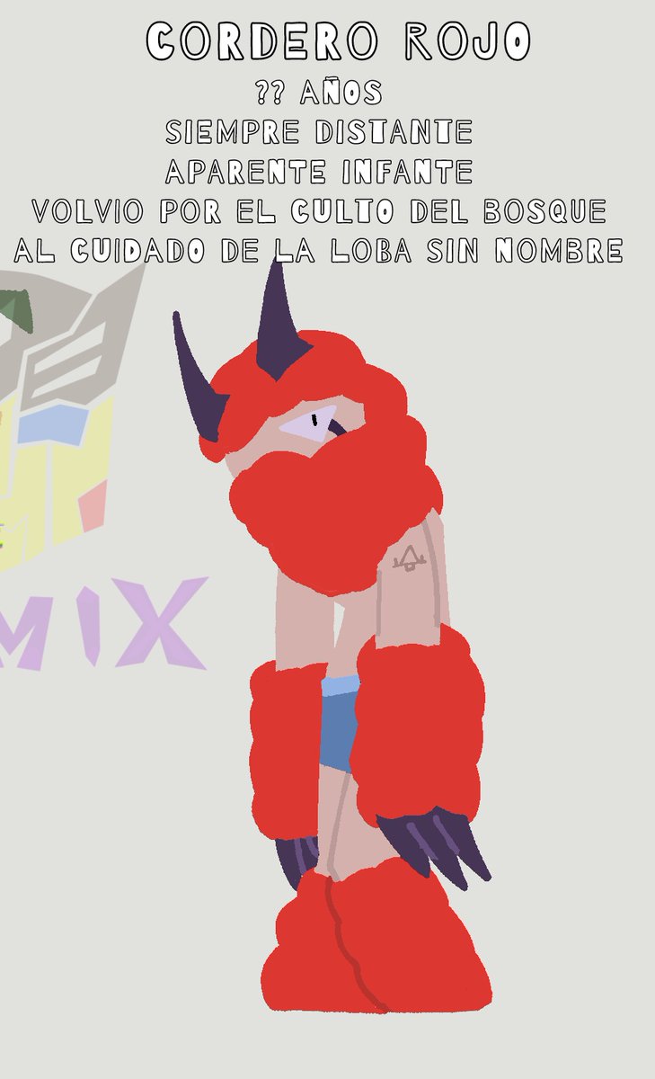 No se si usar mi plot twist original para los padres del cordero rojo o dejarlos en incognita y centrarme en su hermana que tambien es importante...