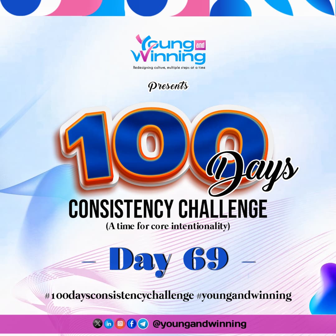 BlissRossa's tweet photo. Day 67–69 | #100DaysConsistencyChallenge
Day 67 – Learned how to create a solid business proposal 
Day 68–69 – Listened to Pastor Chris Oyakhilome’s message on building wealth 
Equipping my mind and my business.
#youngandwinning #day67 #day68 #day69 #Guruking https://t.co/8iWGSty7ea