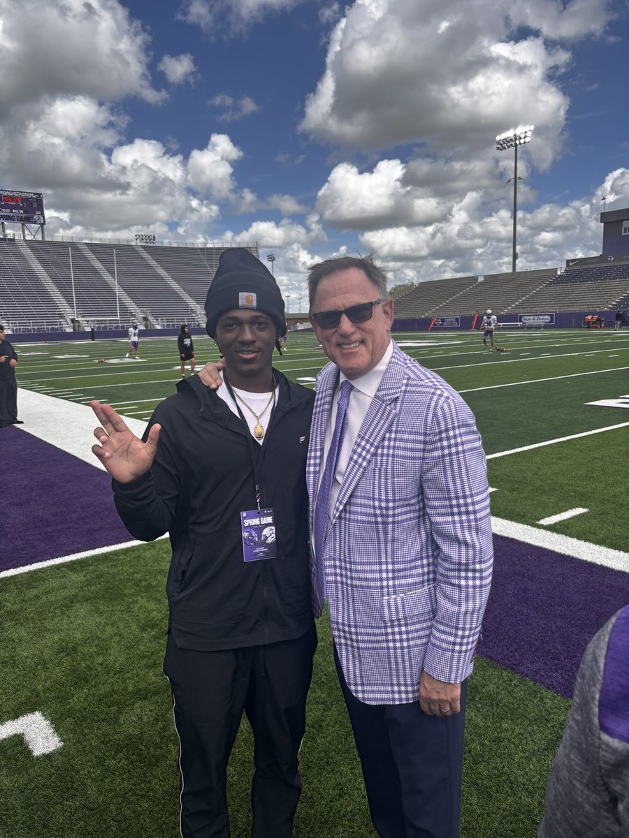 AdefunmiAlijah's tweet photo. Thank you @TarletonFB and @CoachAphill for having me out. I had an amazing time touring the campus and connecting with other players. #Bleedpurple https://t.co/f7ji3qUp09