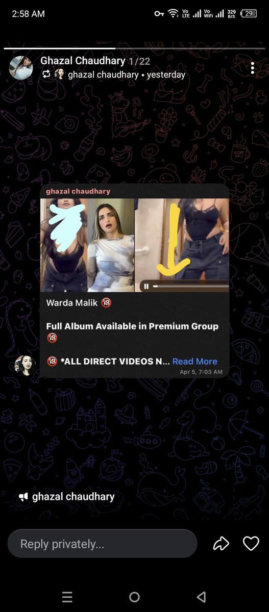 SALMANCH199's tweet photo. @UlhaqCute3112 @rehani125 @funloverdha @pretty_velvet9 @vickysana18 @SwatiJenai07 @Islamabadbull_1 Is k video chahiyay to telegram link pr ao 
https://t.co/PsvsqM5p1a https://t.co/RWZIknE1C2