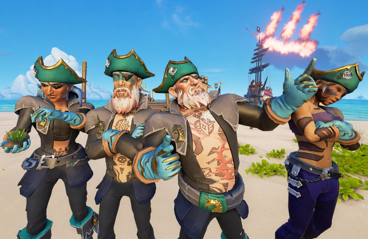 HansSprungfild's tweet photo. Legendary sail tonight with Jaz HG, 
Lt Tru and the master of owls, Owlet! 
#seaofthieves #BeMorePirate https://t.co/eGDSwSDf6h