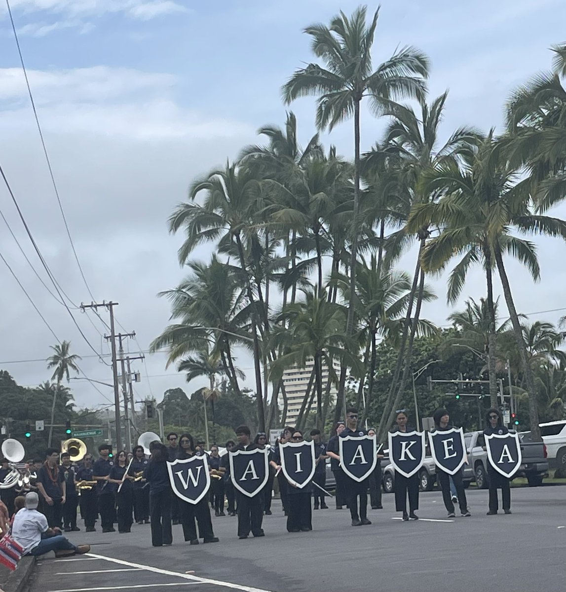SylvieDahl's tweet image. Hilo Bayfront - Waiakea High School  #MerrieMonarch parade #Hilo #Hawaii
