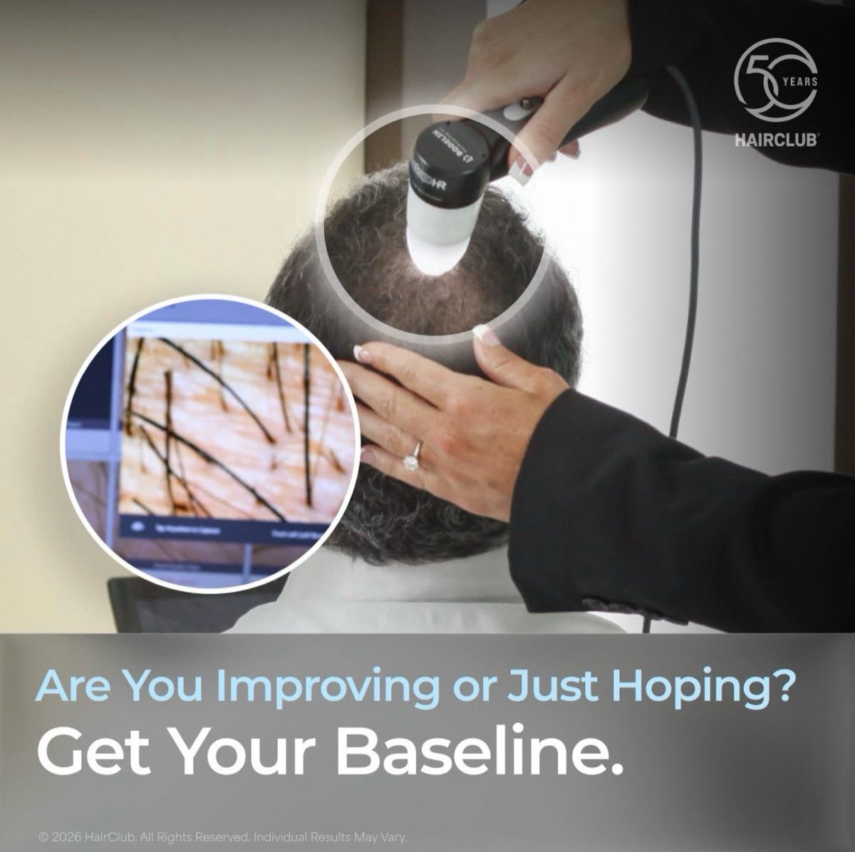 Already using a #hairtreatment?

Bring it.

We’ll measure your hair density and follicle appearance using our proprietary analysis tool to show you whether it’s working. Or not. 

No guessing. Just answers.

Schedule your free #hairloss baseline.

hclub.cc/485x8PZ