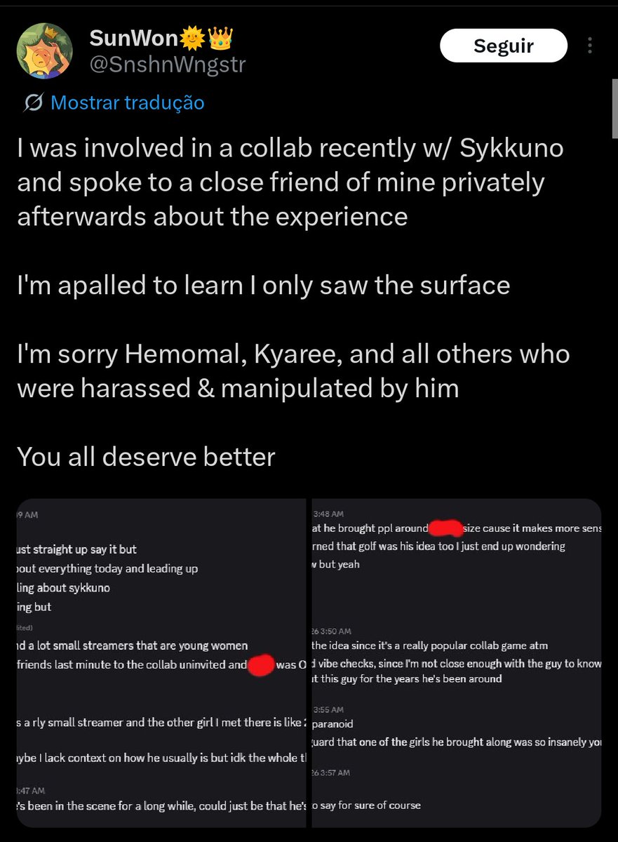 shizui___'s tweet photo. @tinakittenbr_ these are some of the posts that talk about him hitting on girls when he was still in a relationship; hes a pervert; all of them are small streamers, vTubers, just starting out https://t.co/MchsxAasCb