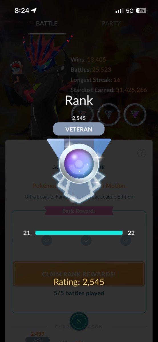 Finally! Thanks Fantasy cup!! More to discuss in our PVP section on #theraidbossespodcast 
#PokemonGO
#PokemonGOPVP