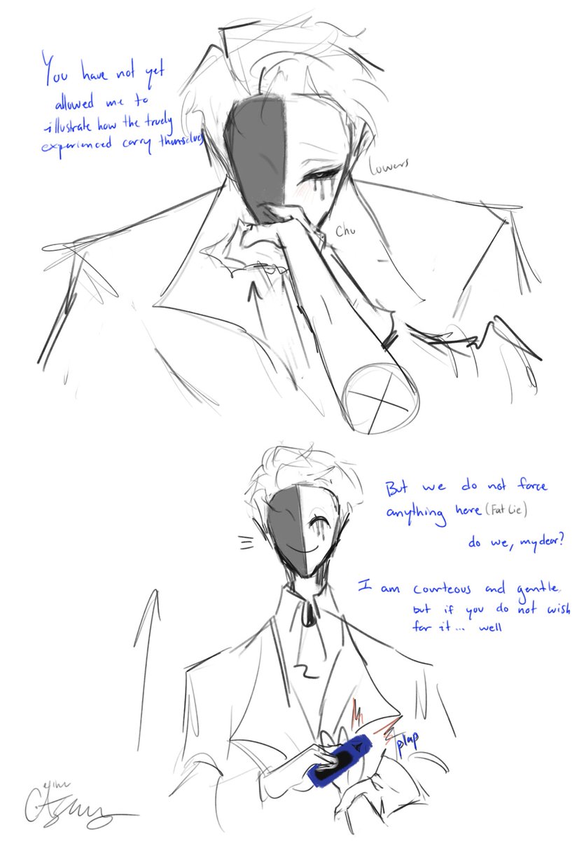 xiolixe's tweet photo. Lazy ahhh comic thing based of the Tickettaker experience <3333

#thefreakcircus #tfc #Tickettaker #tfctickettaker https://t.co/uVKstxNiBy