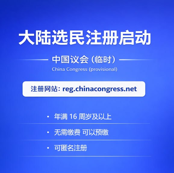 中國議會（臨時）籌備委員會 tweet media