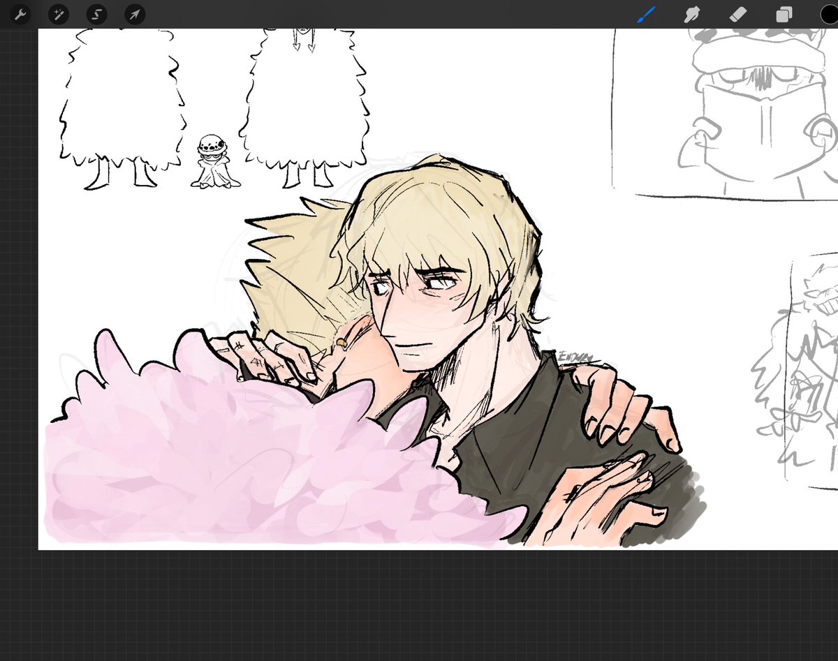 endwrr's tweet photo. Hugs 🫂
#doflamingo #rosinante #corazon #ONEPIECE https://t.co/t5qJaceWN3