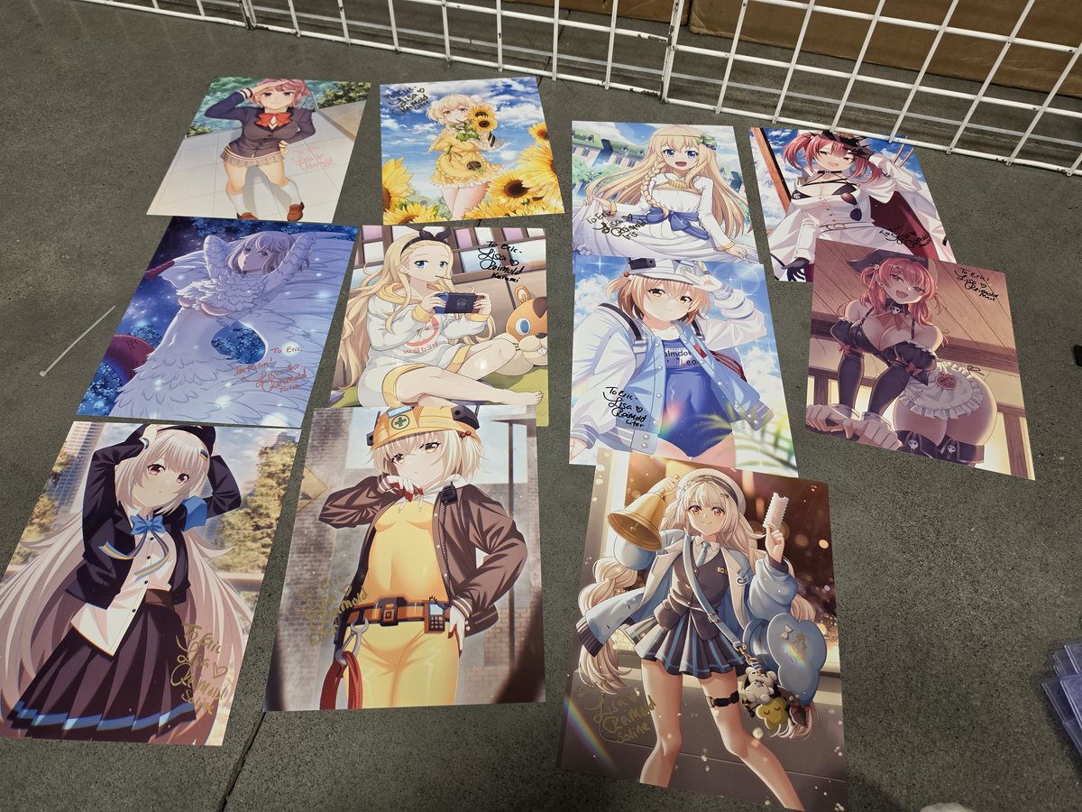 citrusanime's tweet photo. @lisareimold thank you so much for coming to sakura con 2026 a huge pleasure meeting you in person. Im so happy your coming to conventions now! I hope to see more at future events if possible! Thank you @Villyane1212 @AdWinnetou @Armenci_DA  for the artwork for her to sign! https://t.co/PE7wQU0DQA