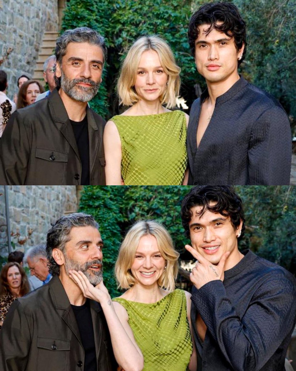Oscar Isaac, Carey Mulligan and Charles Melton at Netflix’s ‘BEEF’ Season 2 event. 📷