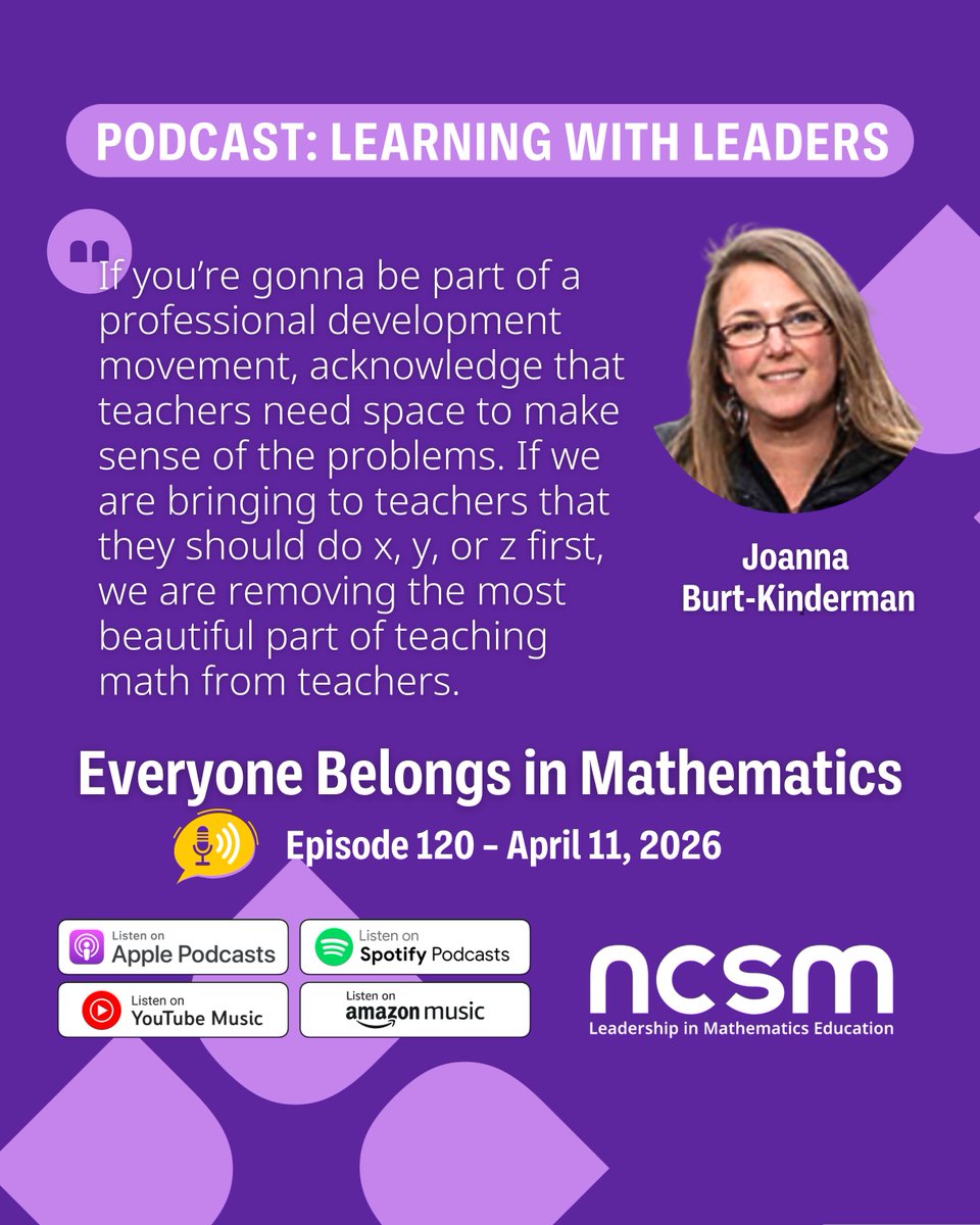 NCSM: Leadership in Mathematics Education tweet media