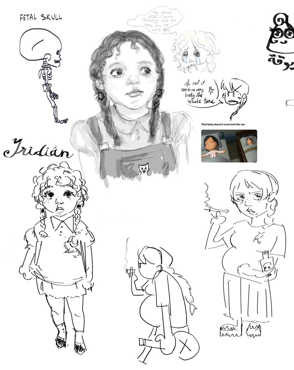 lesbihecate's tweet image. wenclair child iridián but wednesdays genes are ridiculously strong
#wenclair #wednesday