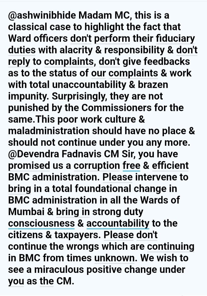 DrSanjayPai's tweet image. @AshwiniBhide @Dev_Fadnavis @Devendra_Office @CMOMaharashtra @RahulNarvekar99 @RaviDadaChavan @cbawankule @MPLodha @AmeetSatam @BJP4Mumbai @TawdeRitu @misanjayghadi @mybmc @mybmcWardC @mumbaimatterz @mybmcSWM @futurewfadnavis 

#efficient&amp;amp;accountableBMCadministration