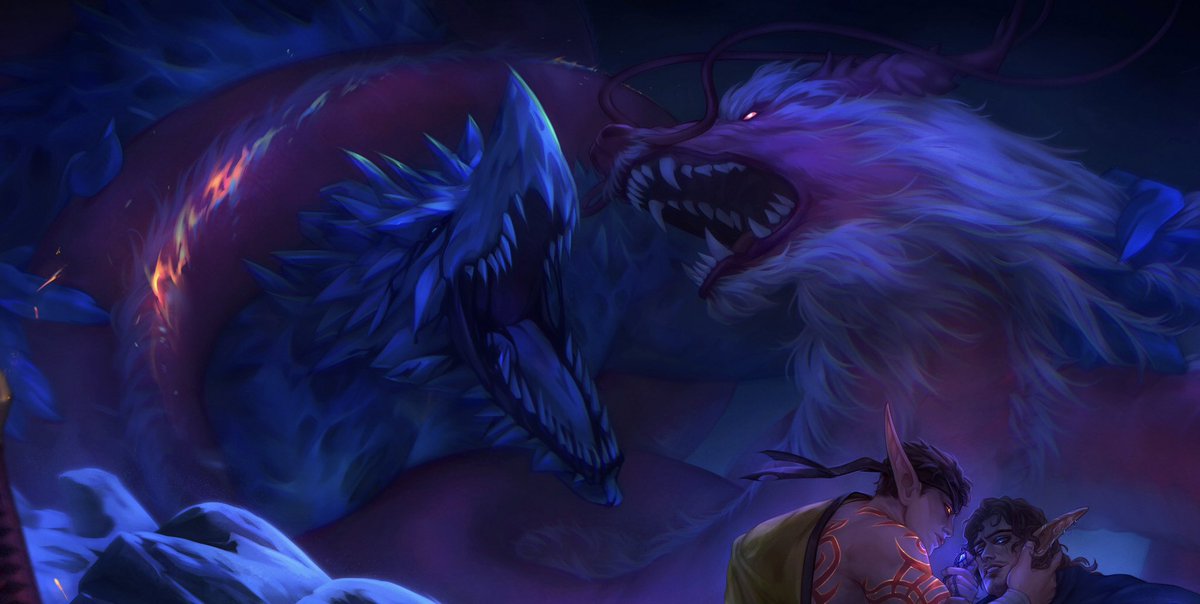 polinagipp's tweet image. Heartbreaking commission for @DallyCloud and @Zuridori 🥀🥀🥀
screaming crying drawing staring - hope these beauties will be okay🥲

#warcraftart #wowart #fantasy #semiRealism #worldofwarcraft #trrpgart