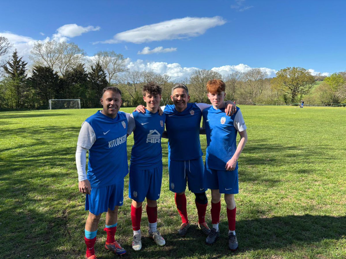rickyleewills's tweet photo. What a day!!! 14yrs old and Senior debut for the club I’ve played for 25 years and we both love @norse_fc Proud dad moment 💙💙 #fatherson #football https://t.co/pmqNtl0o43