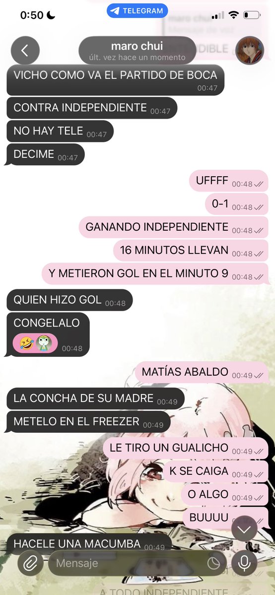 hoy congelamos a todo independiente