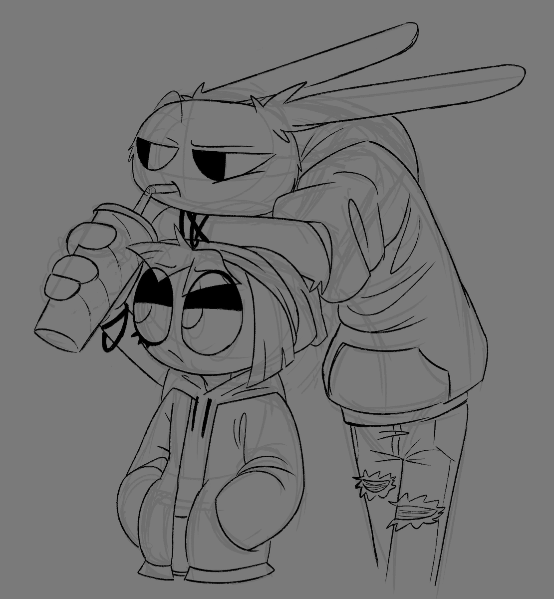 GiGiCrazyDraws's tweet photo. I like drawing them in casual clothing

#theamazingdidgitalcircus #funnybunny https://t.co/6H9MM2buMX