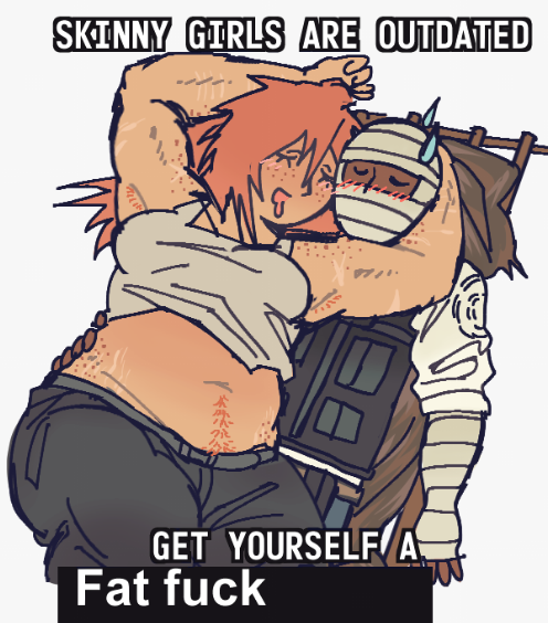 i need to draw my courier more fatter i think it fits her better #fnv #yumeship