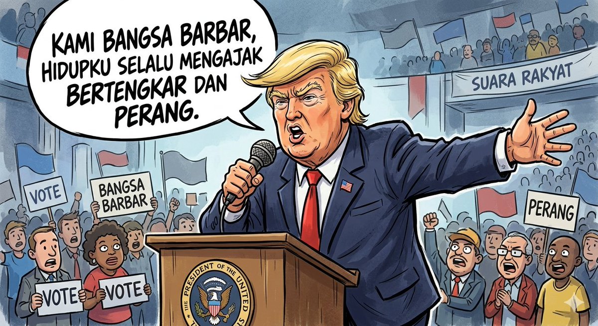 SidiqNotonegoro's tweet photo. Bangsa Barbar, makannya dari menjual senjata pembunuh manusia, kelakuannya membuat kekacauan dunia

@realDonaldTrump @USArmy #DonaldTrump #WarsAndWallets #Israël #criminal_president https://t.co/n2YWudNtSt