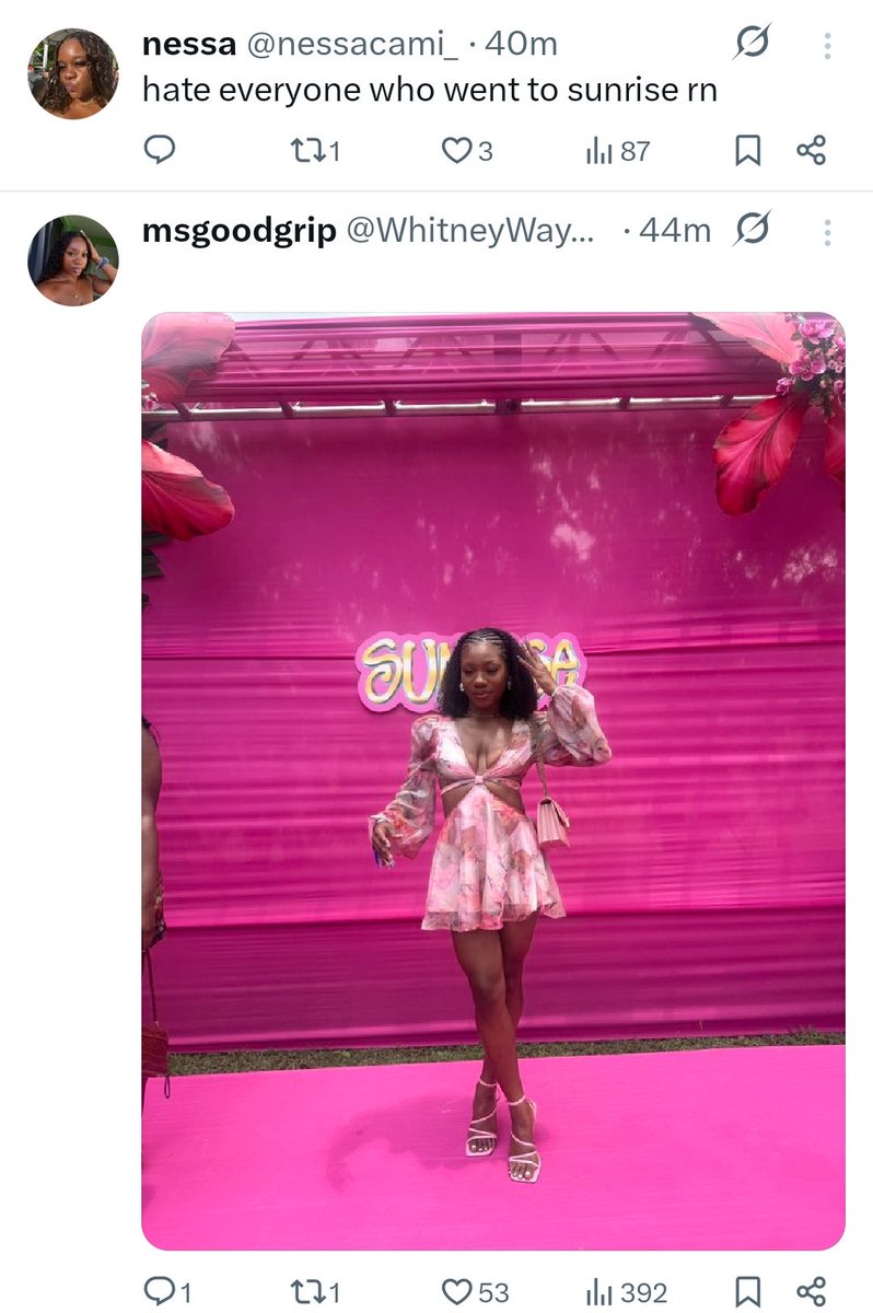 LucyAndVagabond's tweet image. For the first time ever. My timeline did the thing 🤣 #CarnivalInJamaica