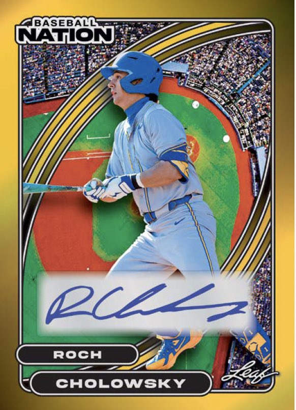 Leaf_Cards's tweet photo. 2026 Leaf Baseball Nation coming soon!  Look for these autos 6-7 per case!!! 
Eli Willits
Jesús Made
Justin LeBron
Kevin McGonigle
Konnor Griffin,
Leo De Vries 
Nick Kurtz
Roch Cholowsky
Trey Yesavage https://t.co/aQCPmxF5qO