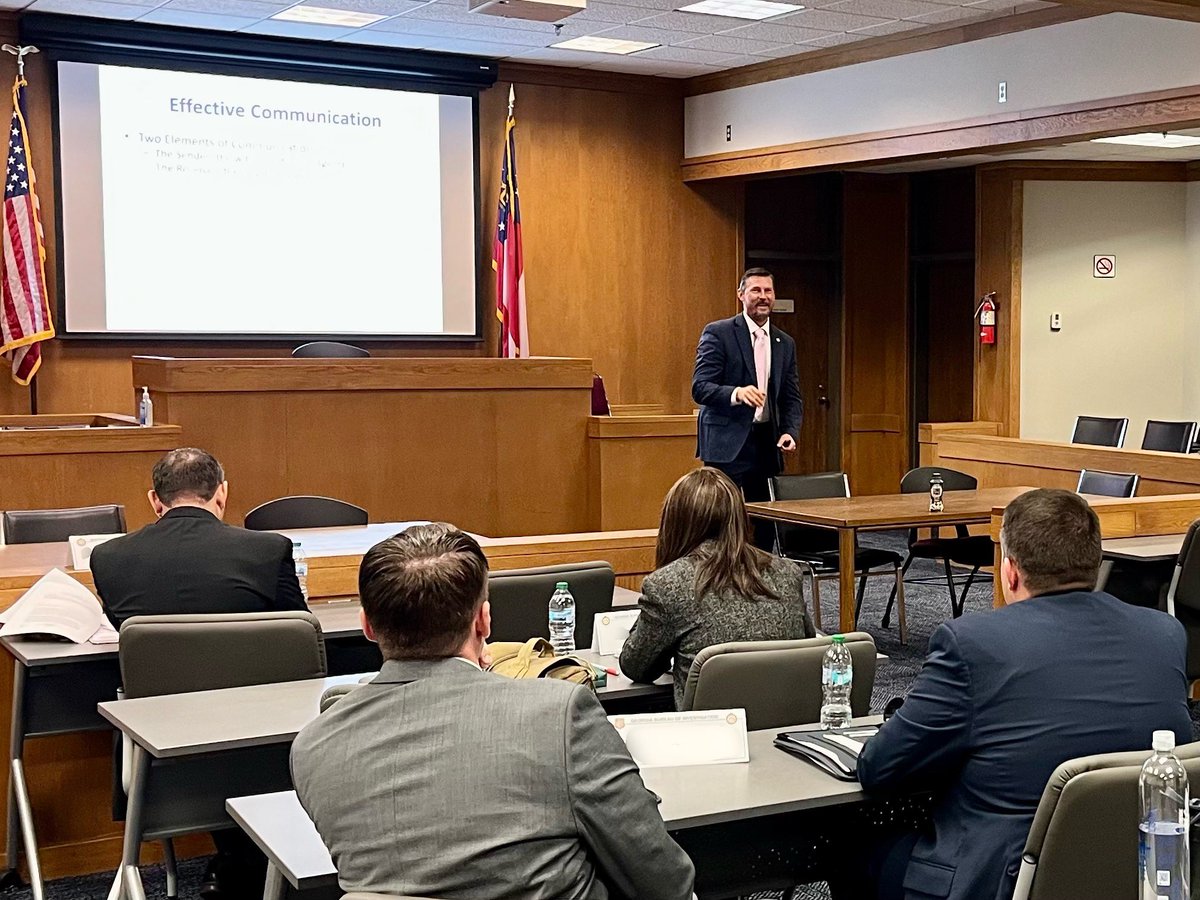 GBI_GA's tweet photo. Week 11 GBI Special Agent Academy ✅

Students began the week with an in-depth look at gang investigations. They continued developing their skills with hands-on training in forensics, instruction from members of GISAC, and training on courtroom testimony. https://t.co/mJC4SGXswE