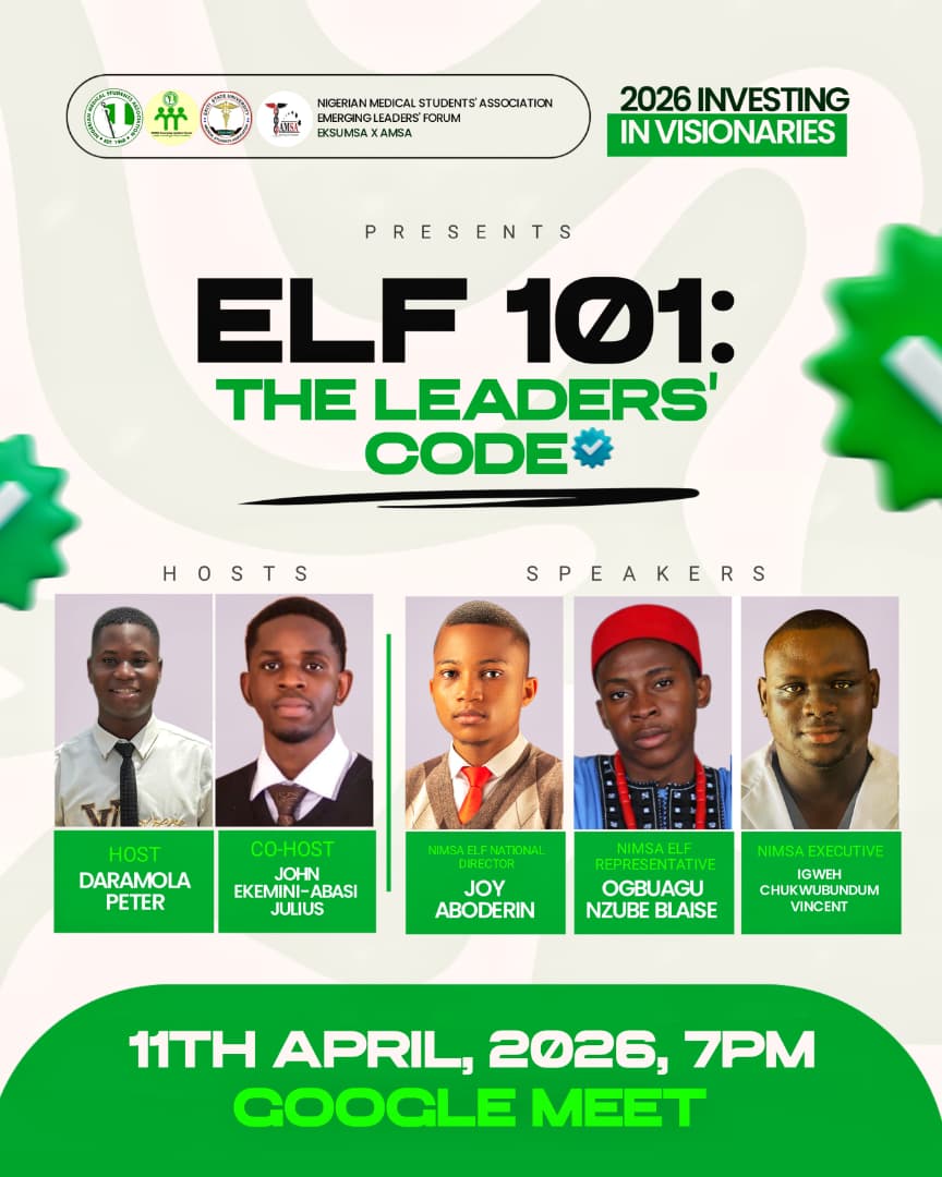 eksumsaelf's tweet photo. Tonight wasn't just a regular one. We've indeed learnt, unlearned and relearned and the lessons stay with us!❤️

Whether it's that group presentation or executive position you hold, taking charge of your space is a mandate! 😌

@Eleaders_forum @EksuMedical @NimsaAmsaElf https://t.co/tR2gZ9YZZG