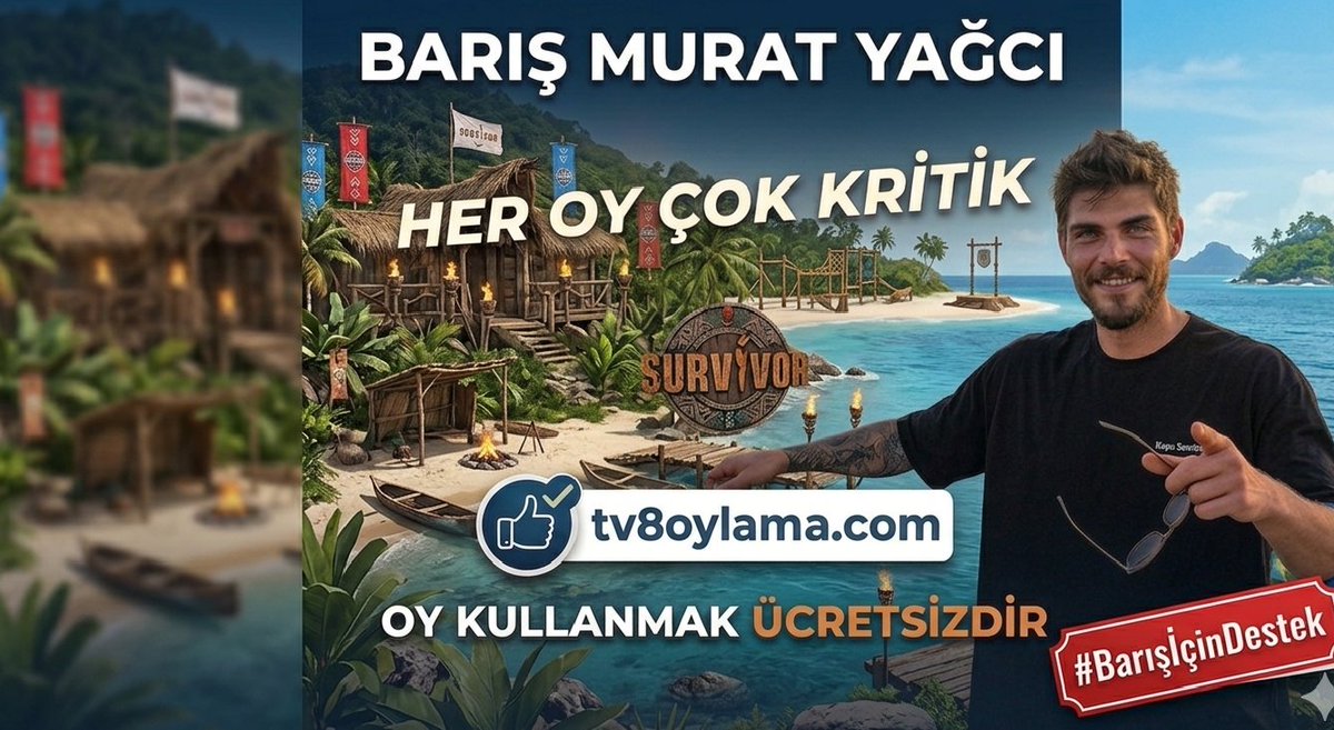 BMY1238's tweet photo. Yarın oylarımızı kullanıyoruz Barış için destek #BarışİçinDestek #bmyfc #BarışMuratYağcı #Survivor20206 #oylama #tv8 https://t.co/tyOwQfMnL5