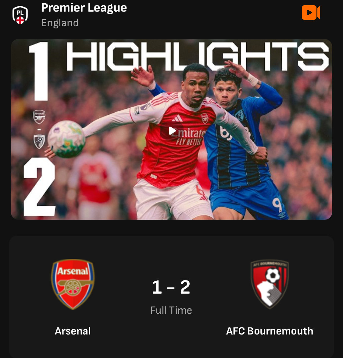DikeSamuel8's tweet photo. Arsenal can never win the league. Every time it matters, they fall short. Losing 2 1 today just proves it again. Big talk, same old story, no title. https://t.co/LEyosQub8U