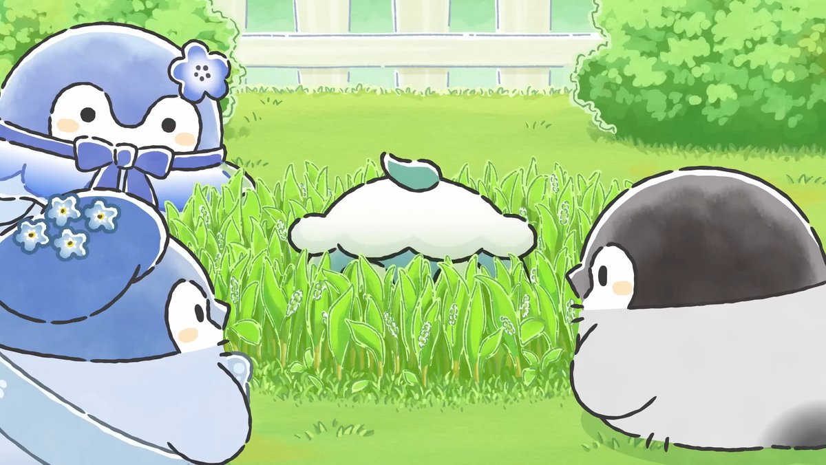 コウペンちゃん 第54話「青いお花ちゃん」 4（ラスト） すずらん