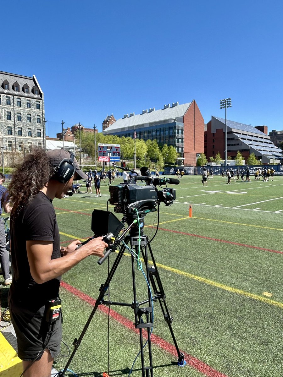 LinacreMedia's tweet image. Back at it with No. 13 Georgetown men’s 🥍 and Marquette on The Hilltop, and a great show for our crew. 

It’s the BIG EAST on ESPN+ and Season 5️⃣ for us with Georgetown Athletics. 🎥 📺 

#ESPN+ #HoyaSaxa #CollegeLacrosse #TheDistrict  #LinacreMediaOnTV 🎥📺🎙️🎛📡🐶
