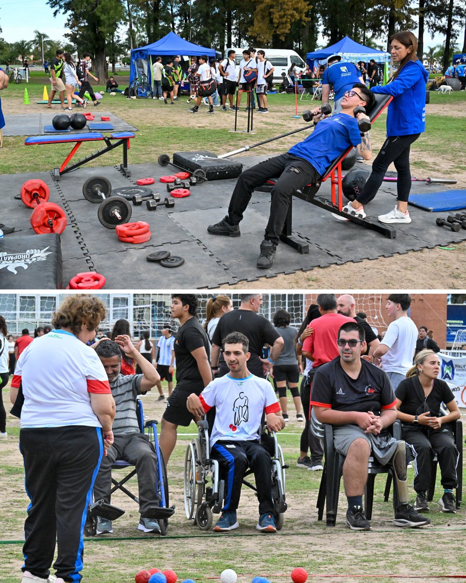🥊🏀 • Así fue la Expo Deporte en las inmediaciones del Palacio Municipal de Malvinas Argentinas, una jornada especial para celebrar el Día Mundial de la Actividad Física.

Fútbol, básquet, vóley, handball, breaking, artes marciales, fitness y muchas disciplinas más se