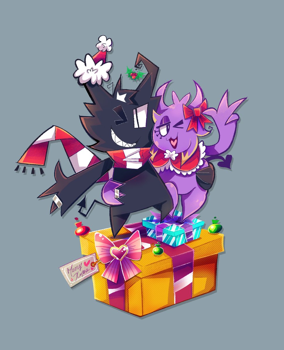 demonbloodpal's tweet image. Today is our first wedding anniversary with @cakoletahamstro  some draws of us 🥰