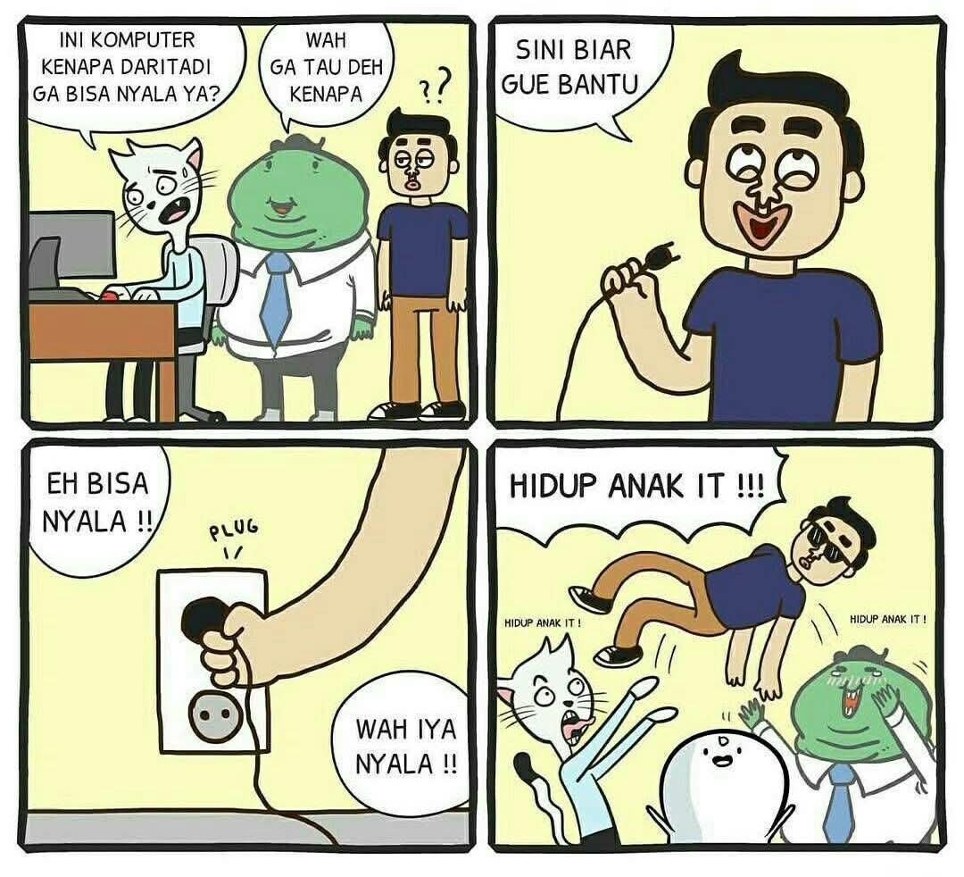 JoyBoy__id's tweet image. IT Support in nutshell
Btw selamat pagi moots kuhh
Kalo lewat di tl klen langsung aja kita mutualan, tanpa basa basi pasti di fb
#itsupport