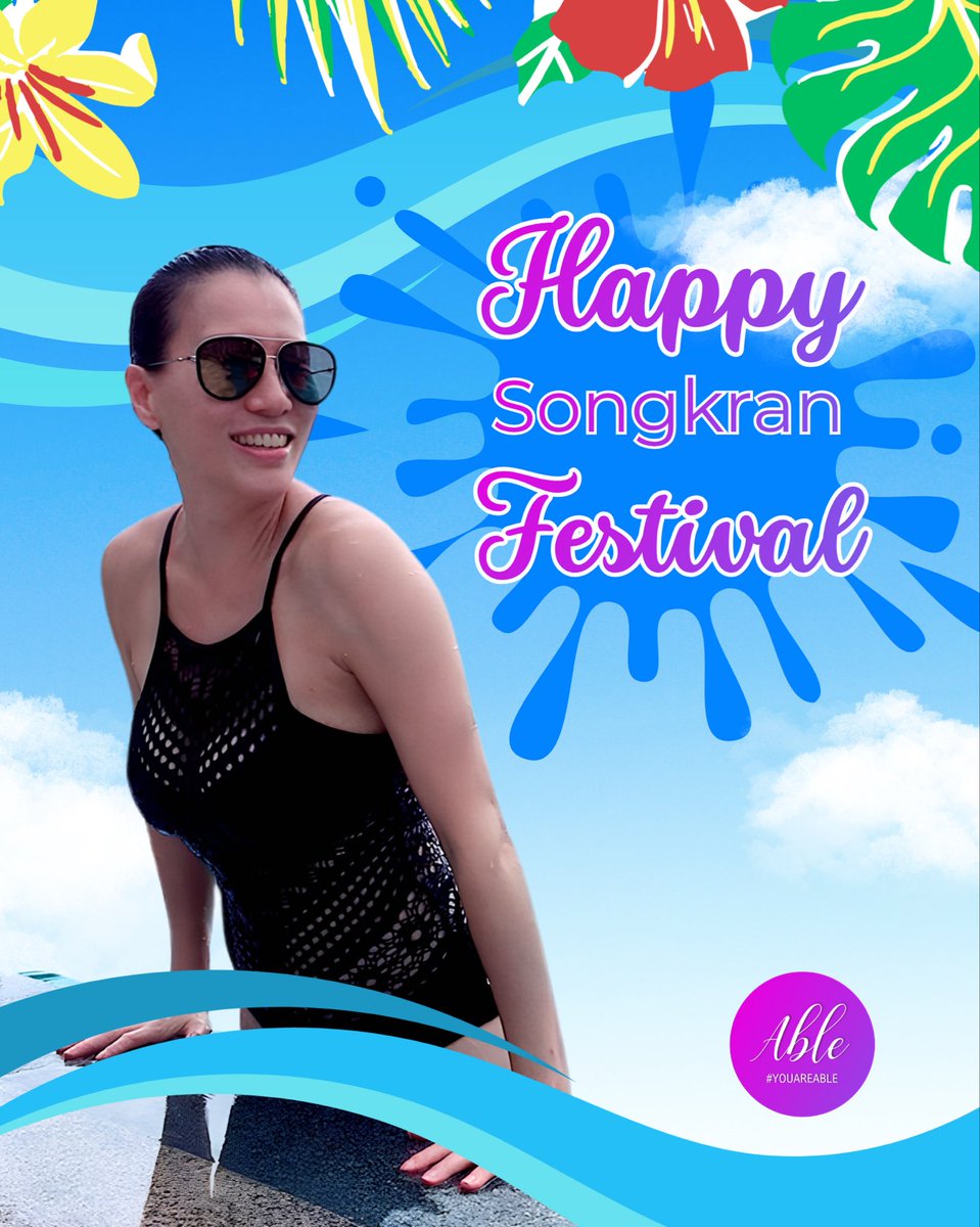 EmceeAble's tweet photo. Finally on vacation mode and wishing everyone a happy Thai New Year!  #songkran https://t.co/CrySNTHlBW