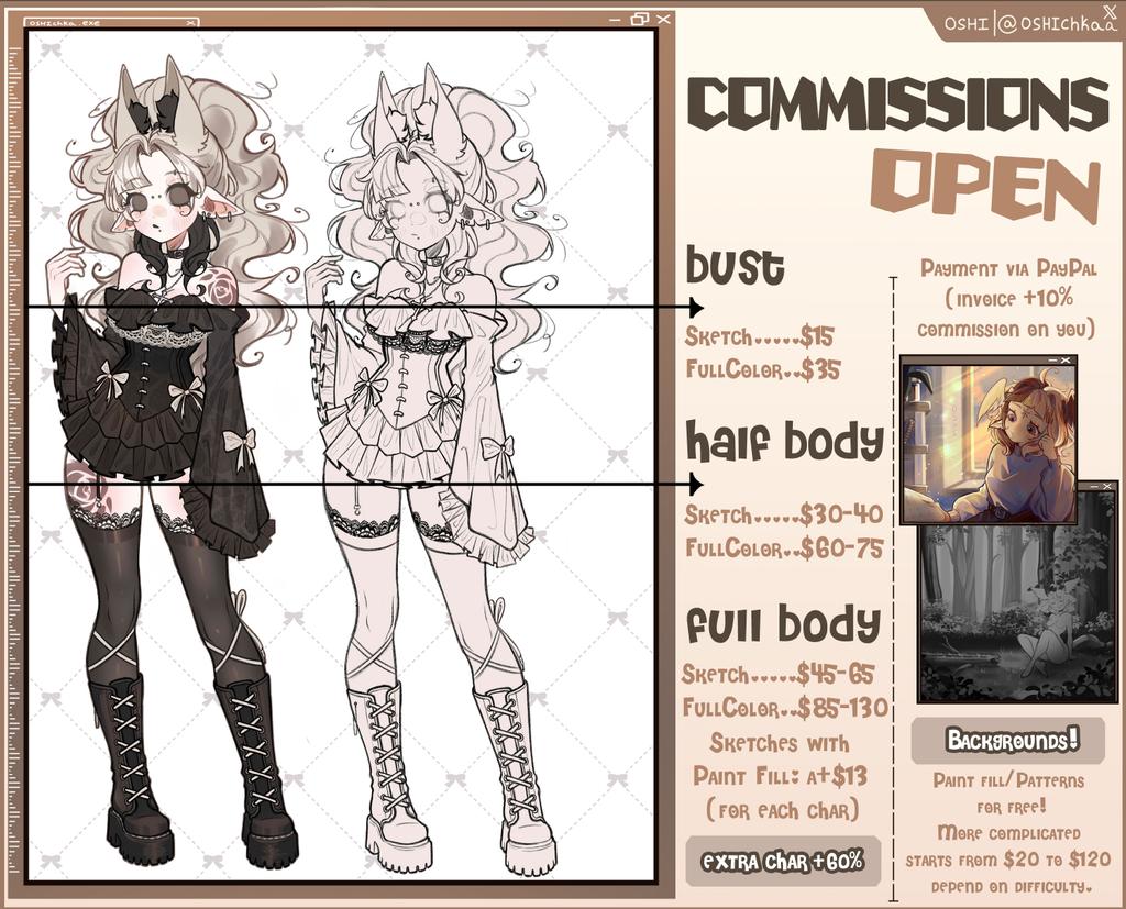 oshichkaa's tweet photo. I'll duplicate the post with open commissions so that more guys will notice this 🍰
I'm saving up now for a trip to my native country to see my family,so I'll be glad for every cmm!!
Write to my private messages on twitter!!<З
https://t.co/gfs1NvQJu8 #commision #artmoots #cuteart https://t.co/smlcPjmE1r
