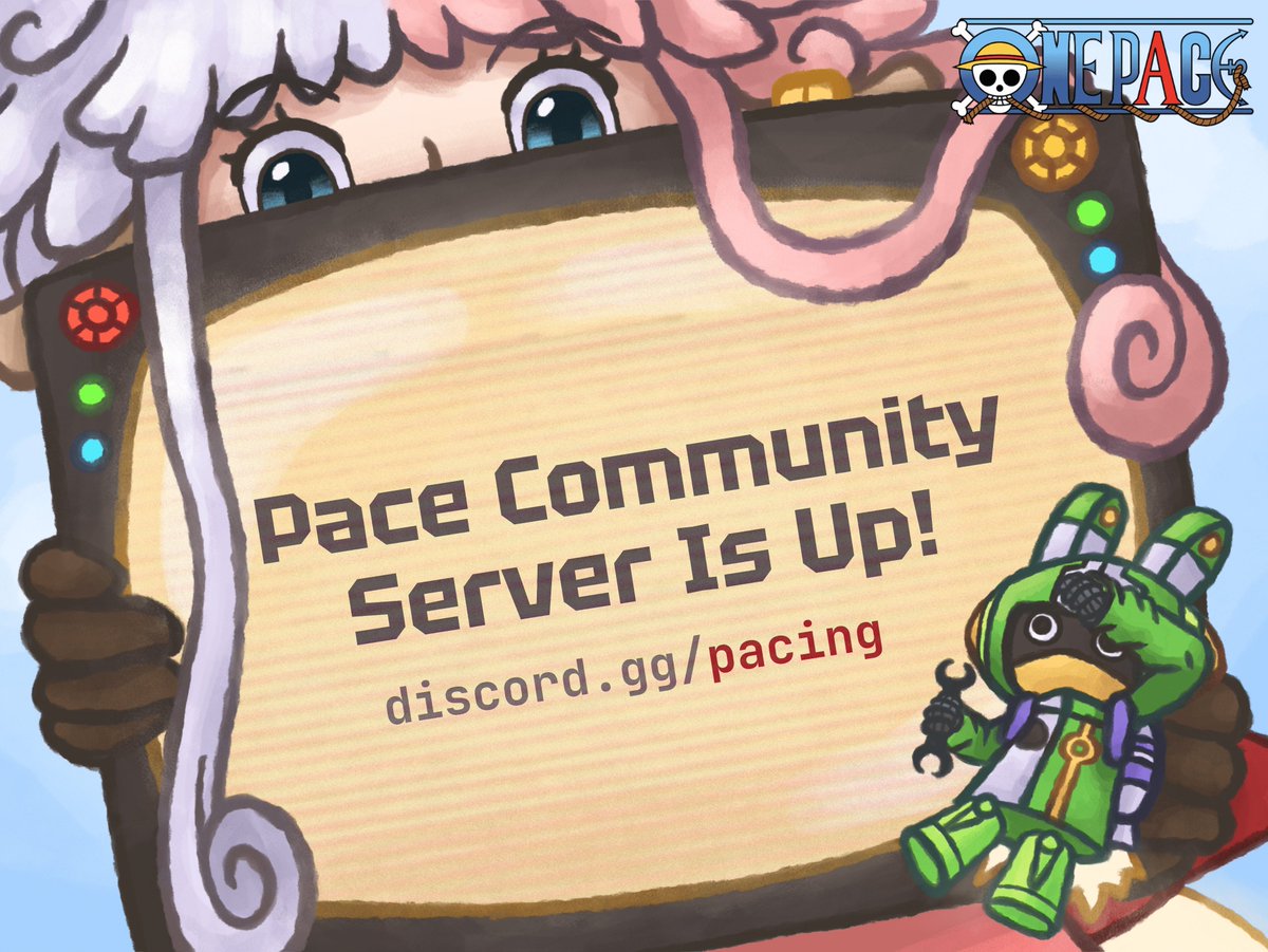 OnePaceProject's tweet photo. BIG NEWS! We have a new Discord server! Join it using the link shown on screen, or the invite link in our bio!

PS: Make sure to read ALL the rules, as there are some new ones. https://t.co/SlGO2rMKW1