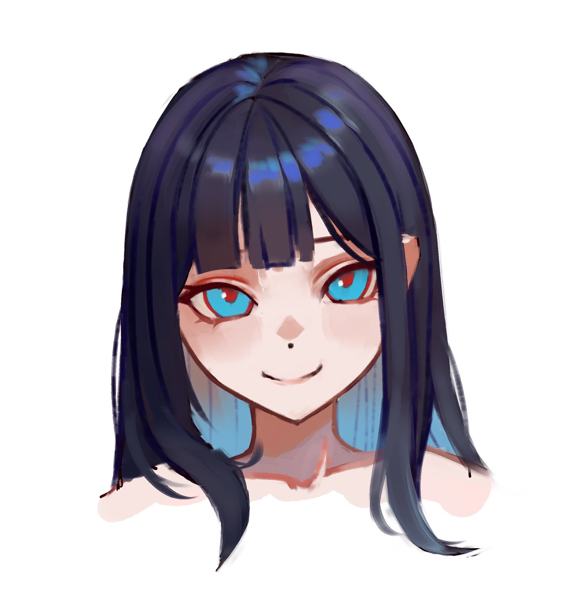 lonelyowl113's tweet image. Test images in a simplified, anime-esque style.